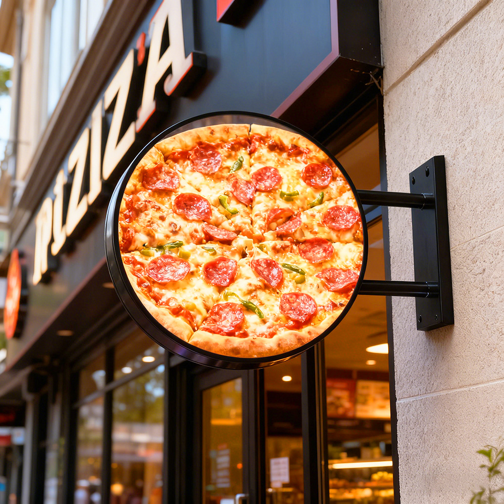 壁挂式圆形广告牌